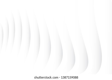 Abstract geometric white and gray color background. Vector, illustration.