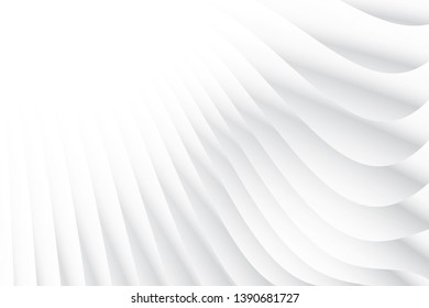 Abstract geometric white and gray color background. Vector, illustration.