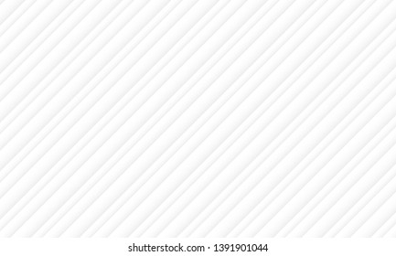 Abstract geometric white and gray color background, diagonal line, light and shadow, vector illustration.