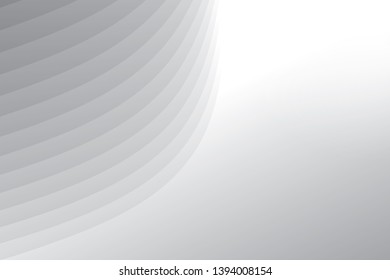 Abstract geometric white and gray color background. Vector, illustration.