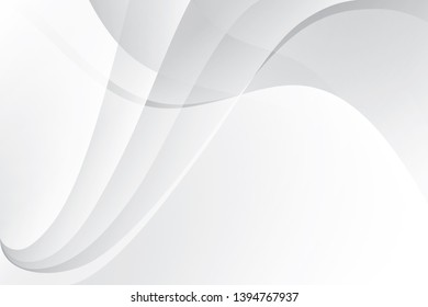 Abstract geometric white and gray color background. Vector, illustration.
