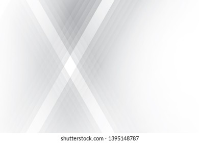 Abstract geometric white and gray color background. Vector, illustration.