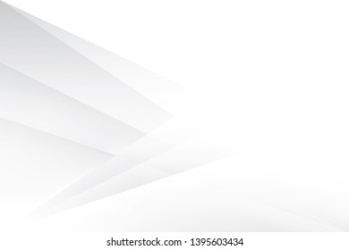 Abstract geometric white and gray color background. Vector, illustration.