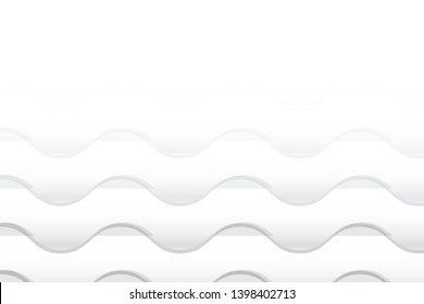 Abstract geometric white and gray color background. Vector, illustration.