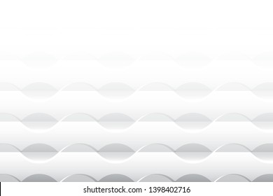 Abstract geometric white and gray color background. Vector, illustration.