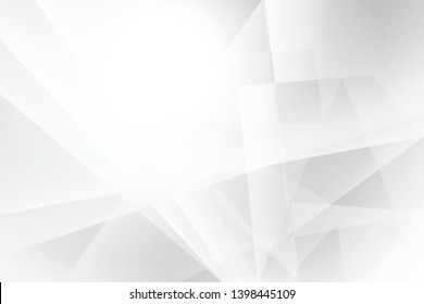Abstract geometric white and gray color background. Vector, illustration.