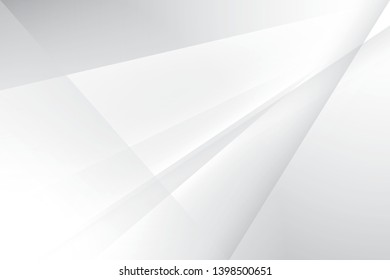 Abstract geometric white and gray color background. Vector, illustration.
