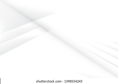 Abstract geometric white and gray color background. Vector, illustration.