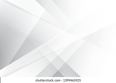 Abstract geometric white and gray color background. Vector, illustration.