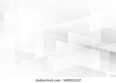 Abstract geometric white and gray color background. Vector, illustration.