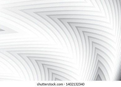 Abstract geometric white and gray color background. Vector, illustration.