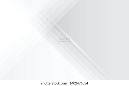 Abstract geometric white and gray color background. Vector, illustration