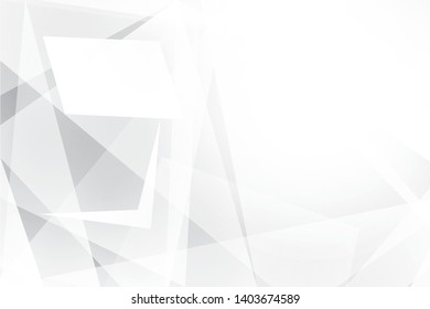 Abstract geometric white and gray color background. Vector, illustration.