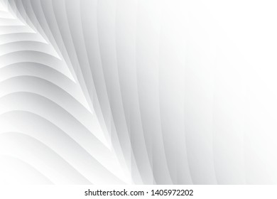 Abstract geometric white and gray color background. Vector, illustration.