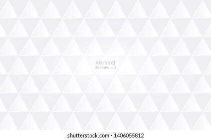 Abstract geometric white and gray color background. Vector, illustration