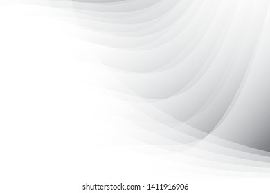 Abstract geometric white and gray color background. Vector, illustration.