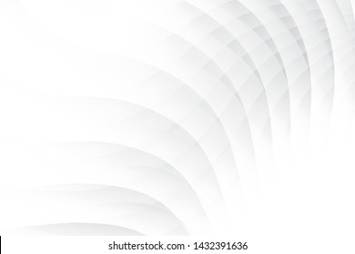 Abstract geometric white and gray color background. Vector, illustration.