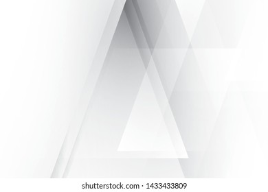 Abstract geometric white and gray color background. Vector, illustration.