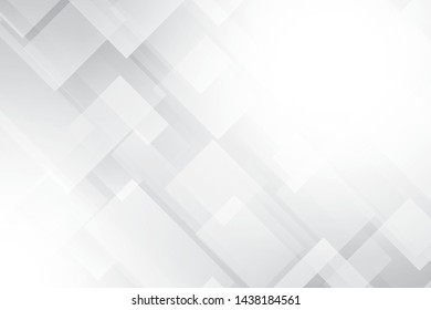 Abstract geometric white and gray color background. Vector, illustration.