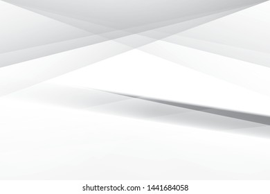 Abstract geometric white and gray color background. Vector, illustration.