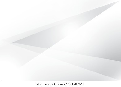 Abstract geometric white and gray color background. Vector, illustration.