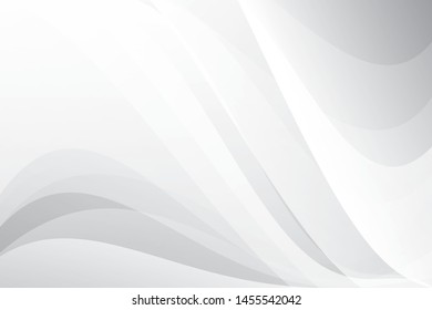 Abstract geometric white and gray color background. Vector, illustration.