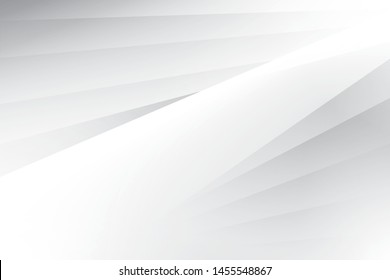 Abstract geometric white and gray color background. Vector, illustration.