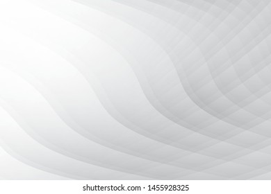 Abstract geometric white and gray color background. Vector, illustration.