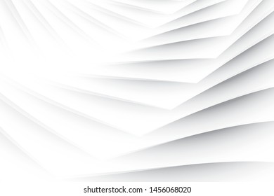 Abstract geometric white and gray color background. Vector, illustration.