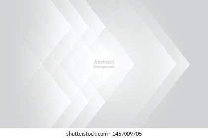 Abstract geometric white and gray color background. Vector, illustration