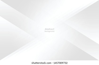 Abstract geometric white and gray color background. Vector, illustration