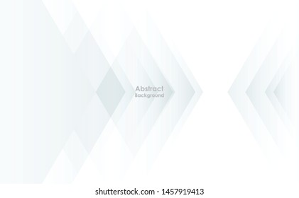 Abstract geometric white and gray color background. Vector, illustration