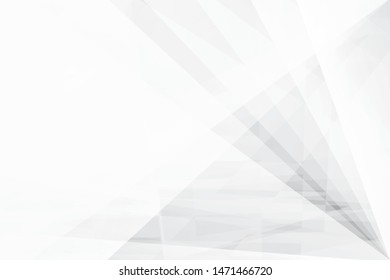 Abstract geometric white and gray color background. Vector, illustration.