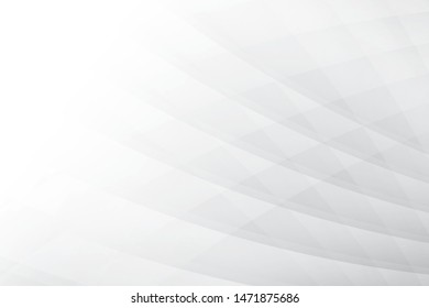 Abstract geometric white and gray color background. Vector, illustration.