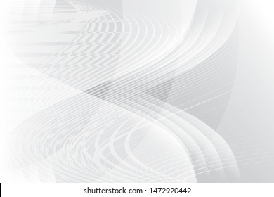 Abstract geometric white and gray color background. Vector, illustration.