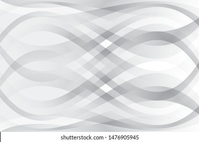 Abstract geometric white and gray color background. Vector, illustration.