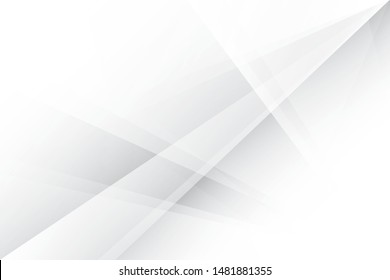 Abstract geometric white and gray color background. Vector, illustration.