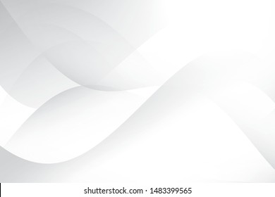 Abstract geometric white and gray color background. Vector, illustration.