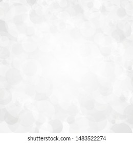 Abstract geometric white and gray color background. White background with a structure of circles. Vector illustration for flyer and poster. Can be used presentation, advertising, marketing.