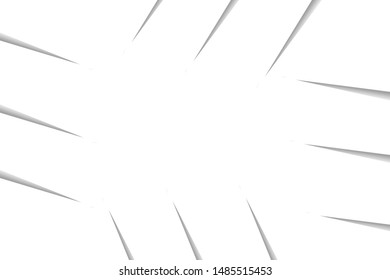 Abstract geometric white and gray color background, vector illustration