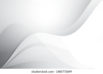 Abstract geometric white and gray color background. Vector, illustration.
