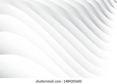 Abstract geometric white and gray color background. Vector, illustration.