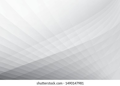Abstract geometric white and gray color background. Vector, illustration.