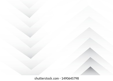 Abstract geometric white and gray color background. Vector, illustration.