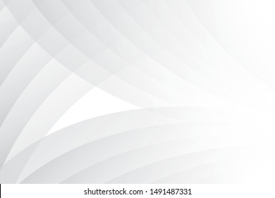 Abstract geometric white and gray color background. Vector, illustration.