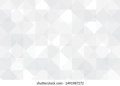 Abstract geometric white and gray color background. Vector, illustration.