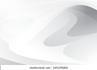 Abstract geometric white and gray color background. Vector, illustration.