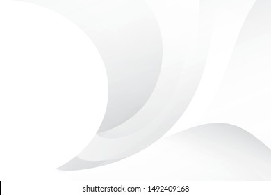 Abstract geometric white and gray color background. Vector, illustration.