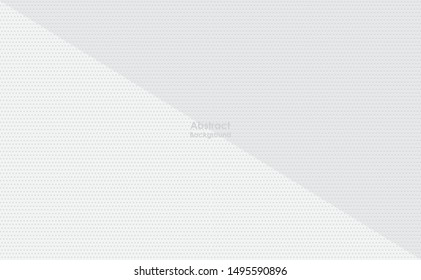 Abstract geometric white and gray color background. Vector, illustration