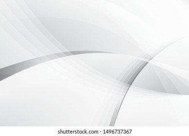 Abstract geometric white and gray color background. Vector, illustration.